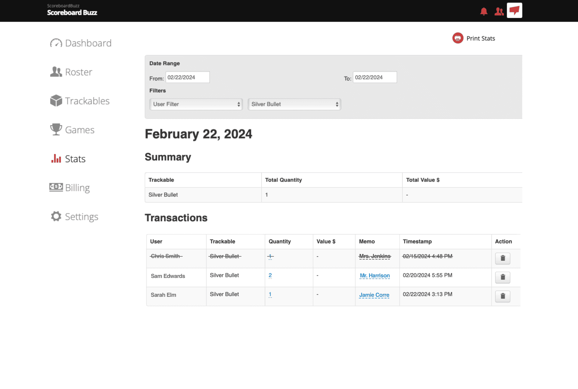 Flow diagram showing automated syncing of KPIs between CRM and ScoreboardBuzz